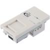MK Electric Konektor RJ45, řada: Logic Plus Vnitřní Cat5e, počet cest: 1, Rovný, Povrch, počet portů: 1portový