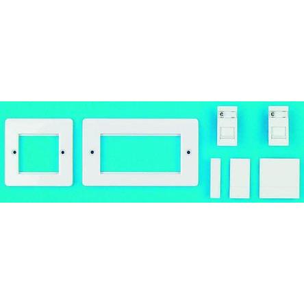 Zaslepovací deska modulu, řada: Logic Plus RJ45 Bílá MK Electric