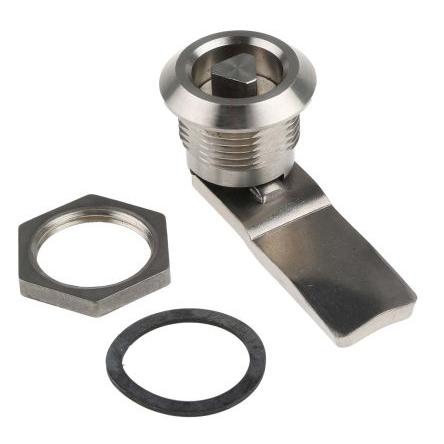 Trojhranný zámek Bezklíčové, Klíč, Nerezová ocel, hloubka od panelu k jazýčku: 20 mm 20.2 x 22.2 mm Steinbach & Vollman