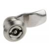 Zámek s válcovou vložkou Bezklíčové, Klíč, Nerezová ocel, hloubka od panelu k jazýčku: 13 mm 20.2 x 20.2 mm Steinbach &