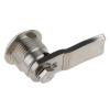Zámek s válcovou vložkou Bezklíčové, Klíč, Nerezová ocel, hloubka od panelu k jazýčku: 20 mm 20.2 x 20.2 mm Steinbach &