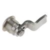 Zámek s válcovou vložkou Bezklíčové, Klíč, Nerezová ocel, hloubka od panelu k jazýčku: 32 mm 20.2 x 20.2 mm Steinbach &