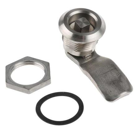 Čtyřhranný zámek Bezklíčové, Klíč, Nerezová ocel, hloubka od panelu k jazýčku: 13 mm 20.2 x 20.2 mm Steinbach & Vollman