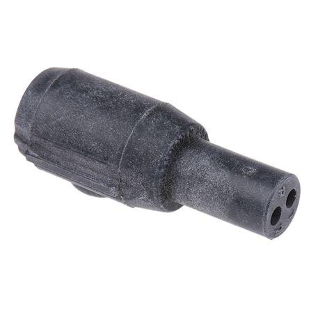 Kulatý konektor, počet kontaktů: 2, Kabel, velikost: Miniature ITT Cannon, pohlaví kontaktu: Vnější, orientace těla: