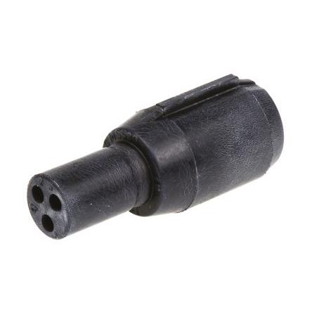 Kulatý konektor, počet kontaktů: 3, Kabel, velikost: Miniature ITT Cannon, pohlaví kontaktu: Vnitřní, orientace těla: