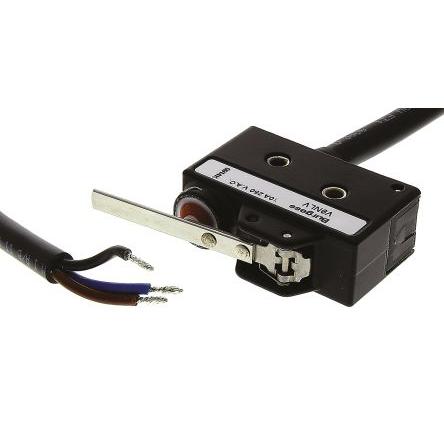 Saia-Burgess Mikrospínač, typ ovladače: Páka SPDT, 250 V ac, 10A, Se zapojením, IP67, 3N