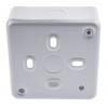 Instalační krabice Metal Clad 1 38 mm Matný Hliník Stříbrná BS 86mm MK Electric IP20 Povrch 86 mm