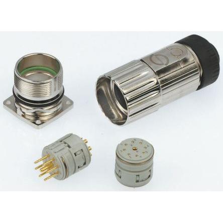Kulatý konektor, počet kontaktů: 9, Montáž do panelu, velikost: 16.3 mm Contact Connectors, pohlaví kontaktu: