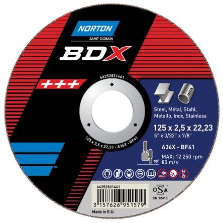 Brusný disk Oxid hlinitý zrnitost P24 180 mm Hrubé Norton