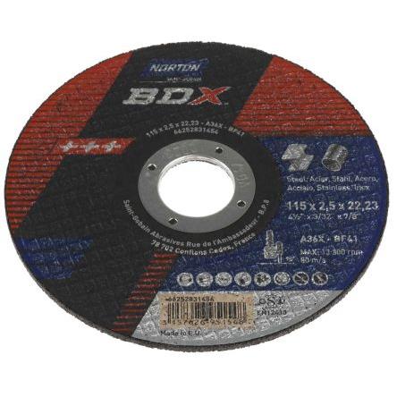 Brusný disk Oxid hlinitý zrnitost P36 115 mm Hrubé Norton