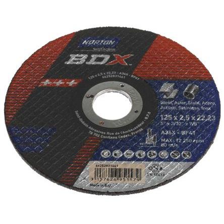Brusný disk Oxid hlinitý zrnitost P36 125 mm Hrubé Norton