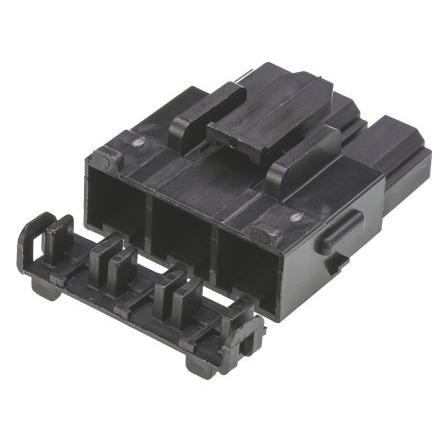 Molex Ochranný kryt konektoru, řada: Mini-Fit Vnitřní, rozteč: 10 mm, počet kontaktů: 3, počet řad: 2, orientace těla: