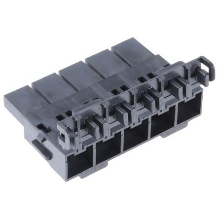 Molex Ochranný kryt konektoru, řada: Mini-Fit Vnitřní, rozteč: 10 mm, počet kontaktů: 5, počet řad: 2, orientace těla: