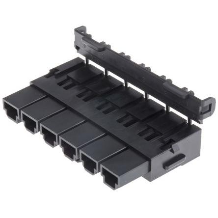 Molex Ochranný kryt konektoru, řada: Mini-Fit Vnitřní, rozteč: 10 mm, počet kontaktů: 6, počet řad: 2, orientace těla:
