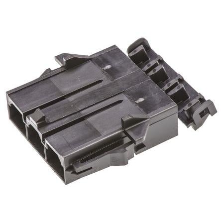 Molex Ochranný kryt konektoru, řada: Mini-Fit Vnější, rozteč: 10 mm, počet kontaktů: 3, počet řad: 2, orientace těla: