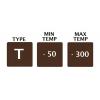 Teplotní sonda Plochá špachtle RS PRO, typ sondy: Vzduch, délka sondy: 125 mm 5 mm 300 °C