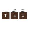 Teplotní sonda RS PRO, délka sondy: 110 mm 50 °C