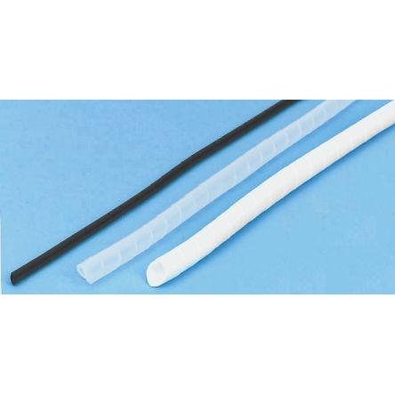 Kabelová spirálová bužírka Polyetylen Bílá 27.4 mm 27 mm 13.7 mm HellermannTyton