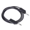 Hirschmann Test & Measurement Zkušební kabel s konektorem, Černá 16A, délka kabelů: 1 m, 60V dc, Polyvinylchlorid