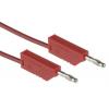 Hirschmann Test & Measurement Zkušební kabel s konektorem, Červená 16A, délka kabelů: 1 m, 60V dc, Polyvinylchlorid