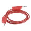 Hirschmann Test & Measurement Zkušební kabel s konektorem, Červená 16A, délka kabelů: 1 m, 60V dc, Polyvinylchlorid