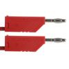 Hirschmann Test & Measurement Zkušební kabel s konektorem, Červená 16A, délka kabelů: 1 m, 60V dc, Polyvinylchlorid