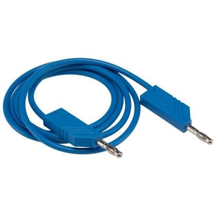 Hirschmann Test & Measurement Zkušební kabel s konektorem, Modrá 16A, délka kabelů: 1 m, 60V dc, Polyvinylchlorid,