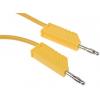 Hirschmann Test & Measurement Zkušební kabel s konektorem, Žlutá 16A, délka kabelů: 1 m, 60V dc, Polyvinylchlorid,