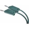 Hirschmann Test & Measurement Zkušební kabel s konektorem, Zelená 16A, délka kabelů: 1 m, 60V dc, Polyvinylchlorid,