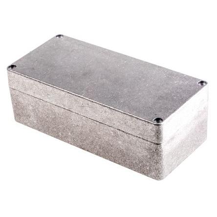 Hammond Pouzdro, řada: 1590 IP66 Stíněné barva Přírodní IK08 barva Přírodní Odlévaný hliník 175 mm 60 mm 80 mm Silikon