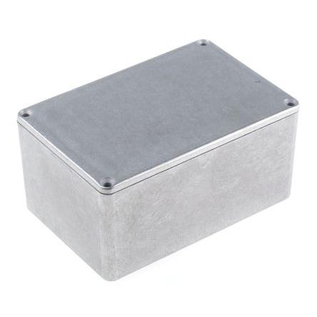 Hammond Pouzdro, řada: 1590 IP54 Stíněné barva Přírodní barva Přírodní Odlévaný hliník 120 mm 59 mm 80 mm Silikon