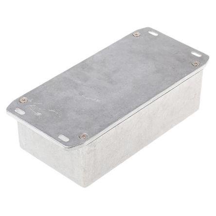 Hammond Pouzdro, řada: 1590 IP54 Ano S přírubou barva Přírodní barva Přírodní Odlévaný hliník 153 mm 50 mm 83 mm Silikon