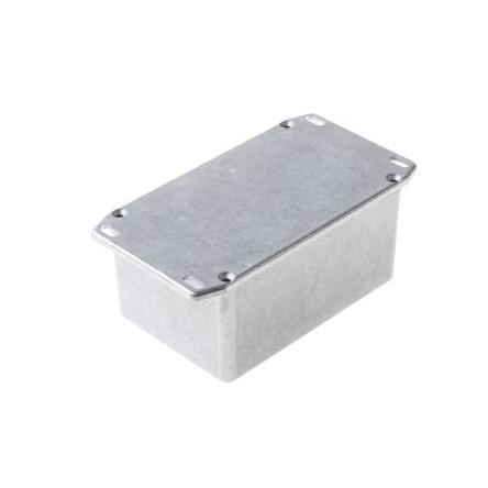 Hammond Pouzdro, řada: 1590 IP54 S přírubou barva Přírodní barva Přírodní Odlévaný hliník 120.5 mm 55 mm 79.5 mm Silikon