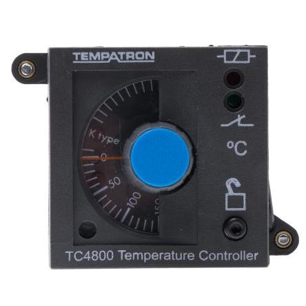 Tempatron Regulátor teploty s vypínačem, řada: V7453 Panel, 50 °C, -10 °C, počet výstupů: 1, výstup: Relé 24V ac