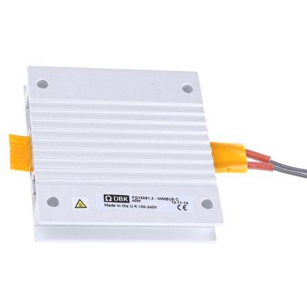 DBK Enclosures Zapouzdřené topné těleso 40W 100V ac, 240 V ac 40W 80mm 15 mm