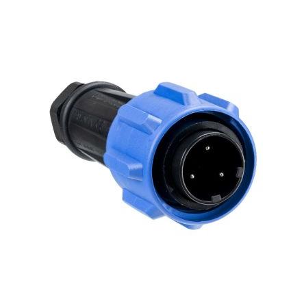 Kulatý konektor, počet kontaktů: 3, Kabel, velikost: Standard Bulgin, pohlaví kontaktu: Vnější, orientace těla: Rovný