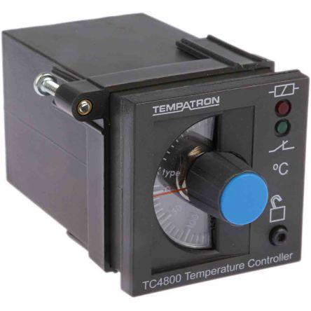 Tempatron Regulátor teploty s vypínačem, řada: TC4800 Lišta DIN, Panel, Povrch, 50 °C, -10 °C, počet výstupů: 5, výstup: