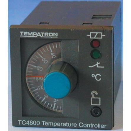 Tempatron Regulátor teploty s vypínačem, řada: V7453 Panel, 50 °C, -10 °C, počet výstupů: 1, výstup: Relé 24V ac