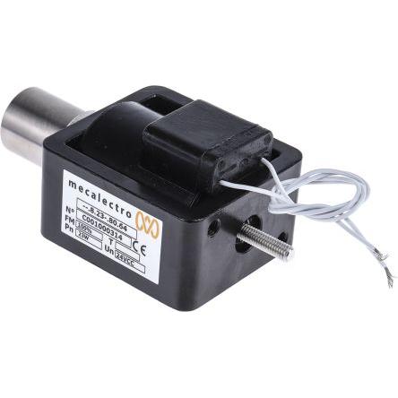 Mecalectro Lineární solenoid, řada: 8.23.80.64, 24V 124.1 mm