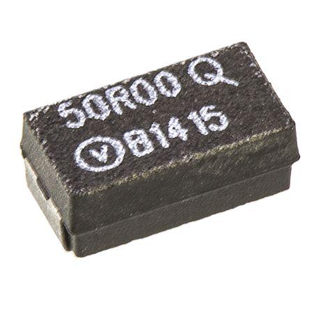 Rezistor pro povrchovou montáž 50 Ω ±0.01 % 0.25 W Kovová fólie 54V VPG Foil Resistors SMR1D 50R 0,02%, řada: SMR1DZ