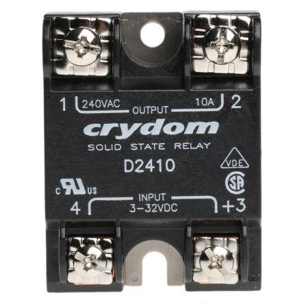 Crydom Polovodičové relé 10 A Panel 280 Vrms D2 32V
