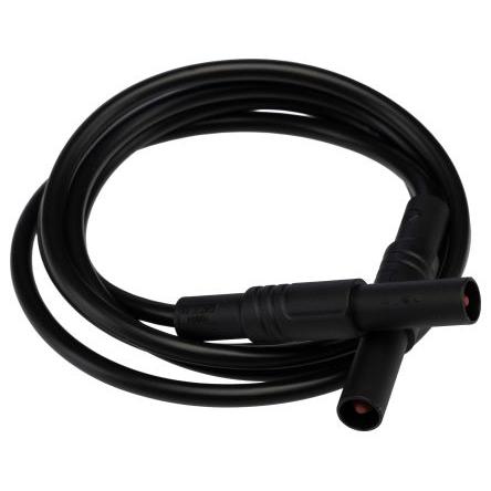 Hirschmann Test & Measurement Zkušební kabel s konektorem, Černá 32A, délka kabelů: 1 m, 1000 V ac, 1000V dc,