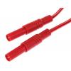 Hirschmann Test & Measurement Zkušební kabel s konektorem, Červená 32A, délka kabelů: 2 m, 1000 V ac, 1000V dc,