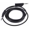Hirschmann Test & Measurement Zkušební kabel s konektorem, Černá 32A, délka kabelů: 2 m, 60V dc, Polyvinylchlorid