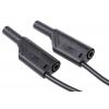 Hirschmann Test & Measurement Zkušební kabel s konektorem, Černá 32A, délka kabelů: 1 m, 1000 V ac, 1000V dc,