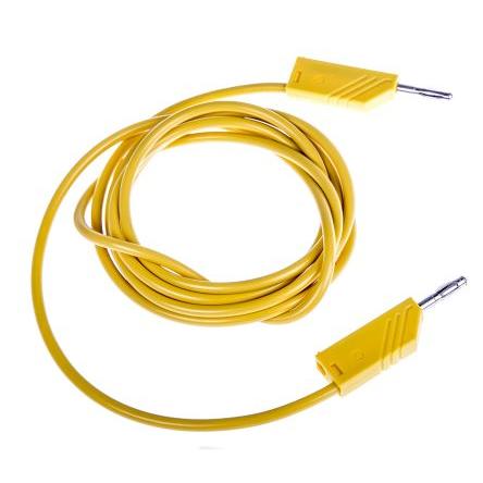 Hirschmann Test & Measurement Zkušební kabel s konektorem, Žlutá 16A, délka kabelů: 2 m, 60V dc, Polyvinylchlorid,