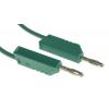 Hirschmann Test & Measurement Zkušební kabel s konektorem, Zelená 16A, délka kabelů: 2 m, 60V dc, Polyvinylchlorid