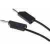 Hirschmann Test & Measurement Zkušební kabel s konektorem, Černá 16A, délka kabelů: 2 m, 60V dc, Polyvinylchlorid,