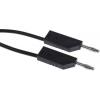 Hirschmann Test & Measurement Zkušební kabel s konektorem, Černá 16A, délka kabelů: 2 m, 60V dc, Polyvinylchlorid,