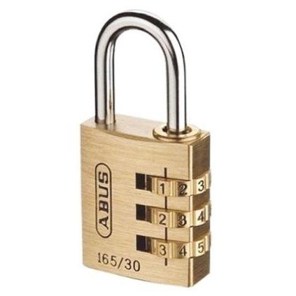 ABUS Kombinovaný visací zámek Kombinovaný visací zámek Odolnost vůči povětrnostním vlivům, Ocel, Mosaz Obojí 5 mm třmen,